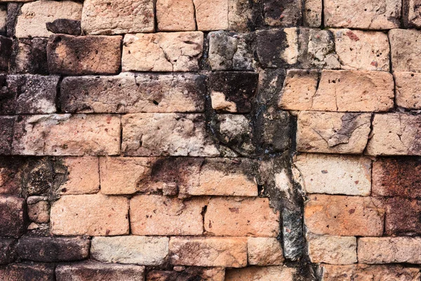 Τούβλο τοίχο από ψαμμίτη ως φόντο — Φωτογραφία Αρχείου