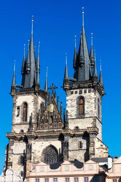 Chiesa di Tyn a Praga, Repubblica Ceca — Foto Stock