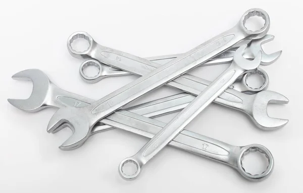 Wrenches on a white background — Stock Photo, Image