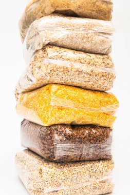 Beyaz arkaplanda farklı bir lapa