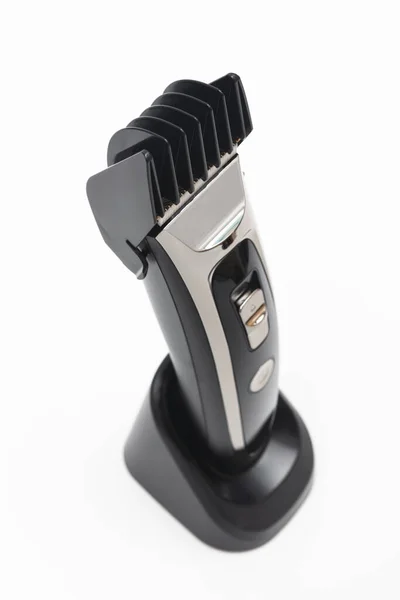 Neue Haarschneidemaschine Auf Weißem Hintergrund — Stockfoto