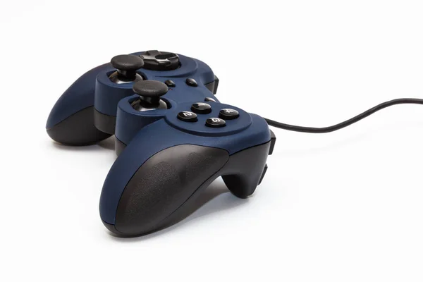 Beyaz Arka Planda Oyun Oynamak Için Modern Joystick — Stok fotoğraf