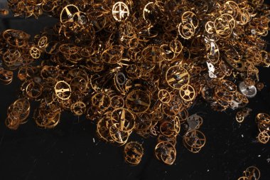 zaman kavramı eski saat mekanizması akıp gidiyor. 