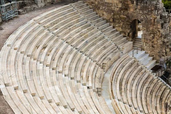 Amfitheater in Acropolis, Athene Griekenland — Stockfoto