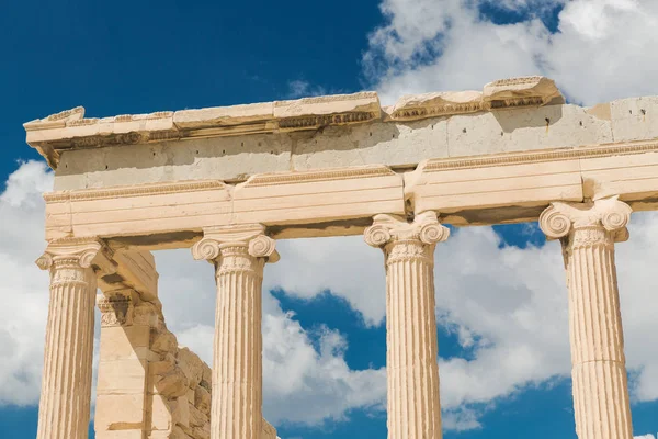 Erechtejon w Acropolis, Ateny - Grecja — Zdjęcie stockowe