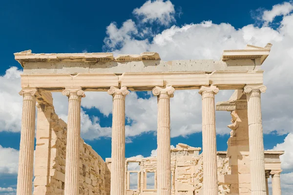 Erechtejon w Acropolis, Ateny - Grecja — Zdjęcie stockowe