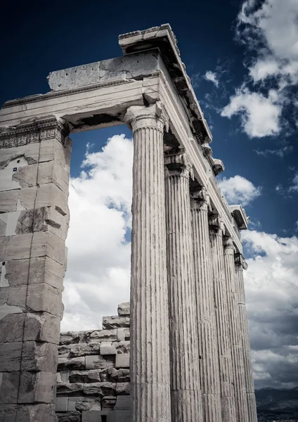 Erechtejon w Acropolis, Ateny - Grecja — Zdjęcie stockowe