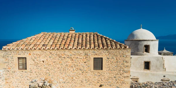 Monemvasia stadt in lakonia, griechenland — Stockfoto