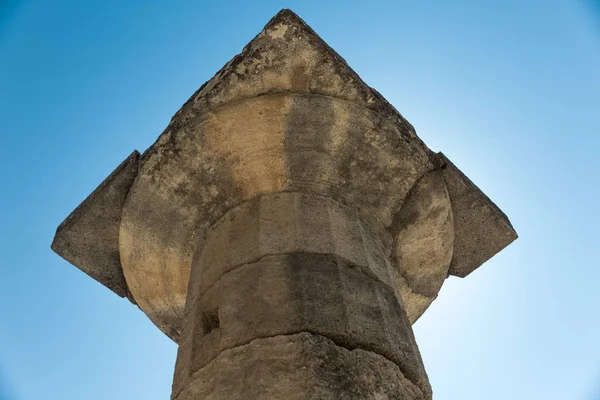 Column in Olympia - Sanctuary of ancient Greece — Stock Photo, Image