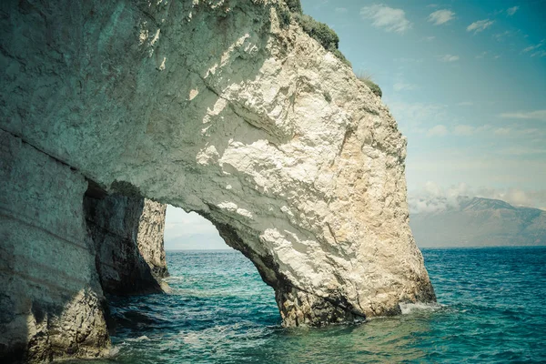 Grottes Bleues à Zakynthos, Grèce — Photo