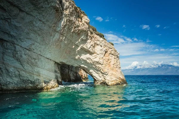 Mavi mağaralar, zakynthos, Yunanistan — Stok fotoğraf