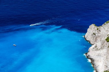 Navagio koyunda Zakynthos, Yunanistan
