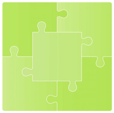 Küme bulmaca. Vektör çizim