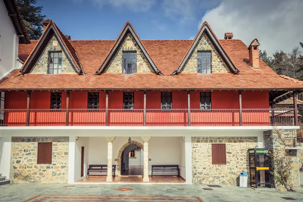 Limassol, Ciprus - 2016. December: Trooditissa Monastery — Stock Fotó