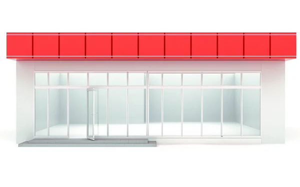 Illustration 3D d'un kiosque de magasin — Photo