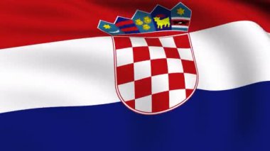Hırvatistan bayraklı ilmekledi