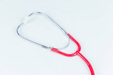 Kırmızı tıbbi phonendoscope
