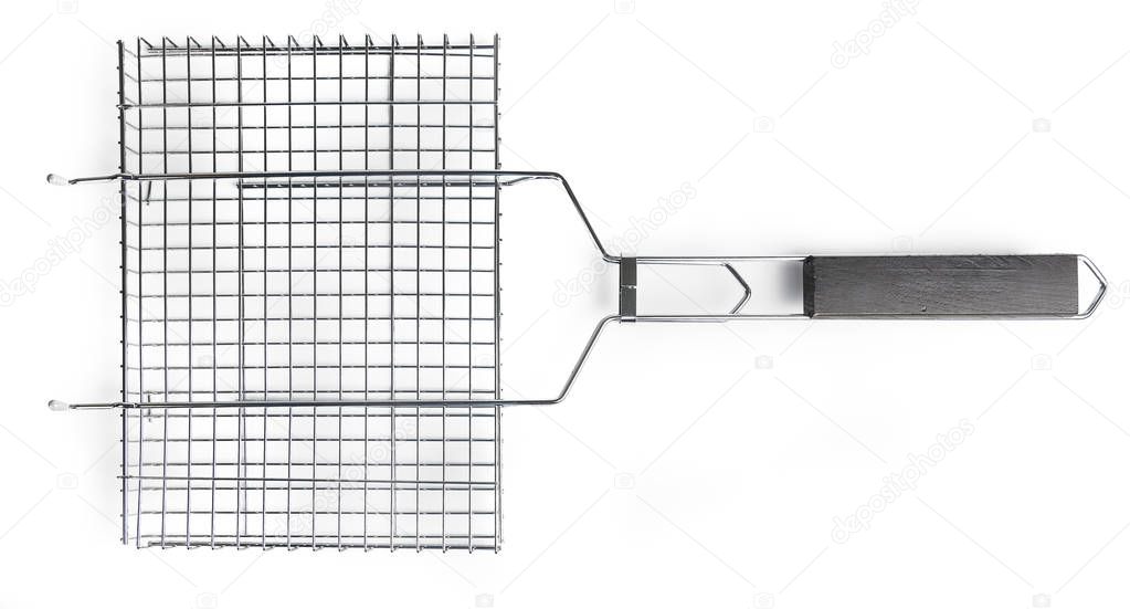 Grate for grilling with handle