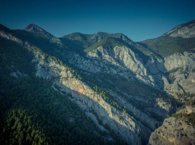 Sapadere Kanyonu kuş bakışı
