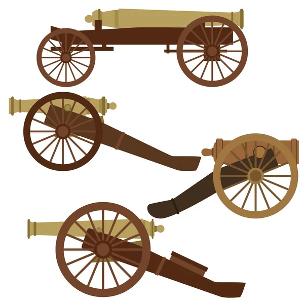 Το λειόκαννο όπλο Artillery.Vintage. — Διανυσματικό Αρχείο