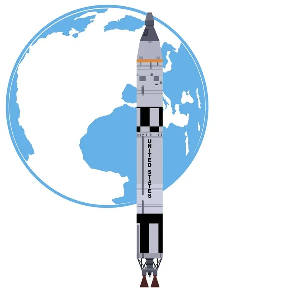 Бустер Титан-2 — стоковый вектор