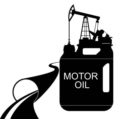 Extraction and processing of petroleum products clipart