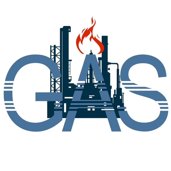 Icono industria del gas-4 — Archivo Imágenes Vectoriales