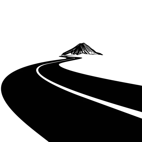 Landsväg och mountainbike — Stock vektor