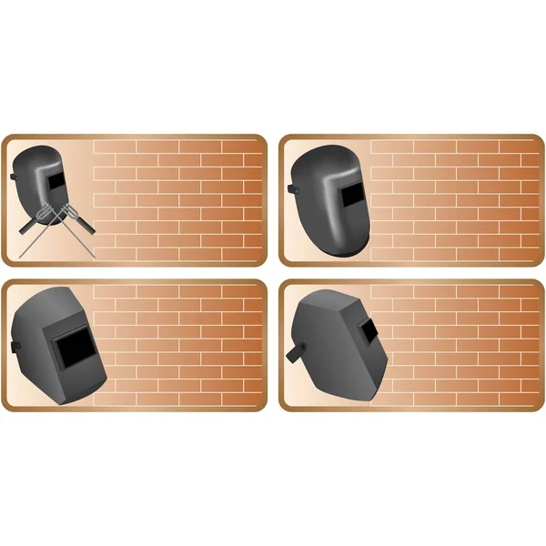 Set of icons construction industry — Stock Vector