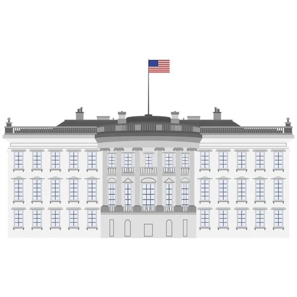 Un immeuble de bureaux aux États-Unis — Image vectorielle