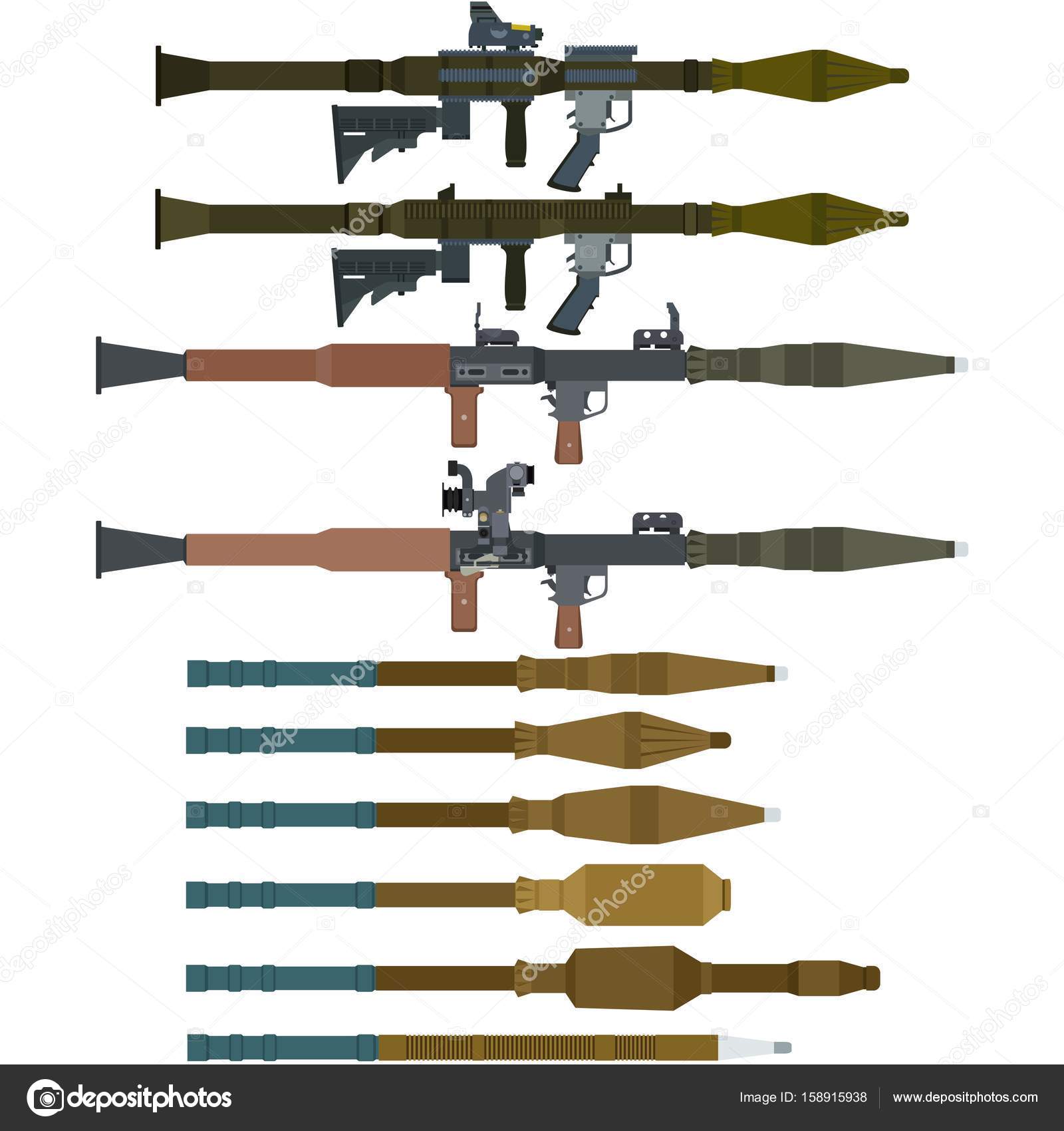 ソビエト ロケットランチャーや手榴弾 Rpg 7 ストックベクター