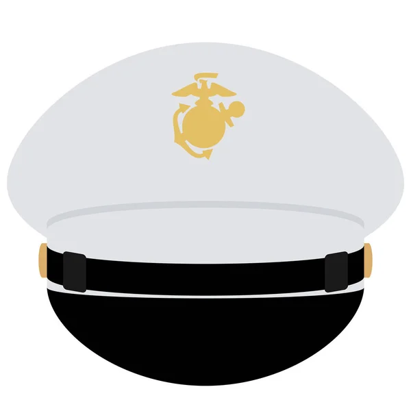 Cap officer i amerikanska flottan — Stock vektor