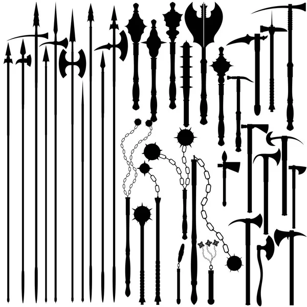 Armas afiladas-1 — Vector de stock