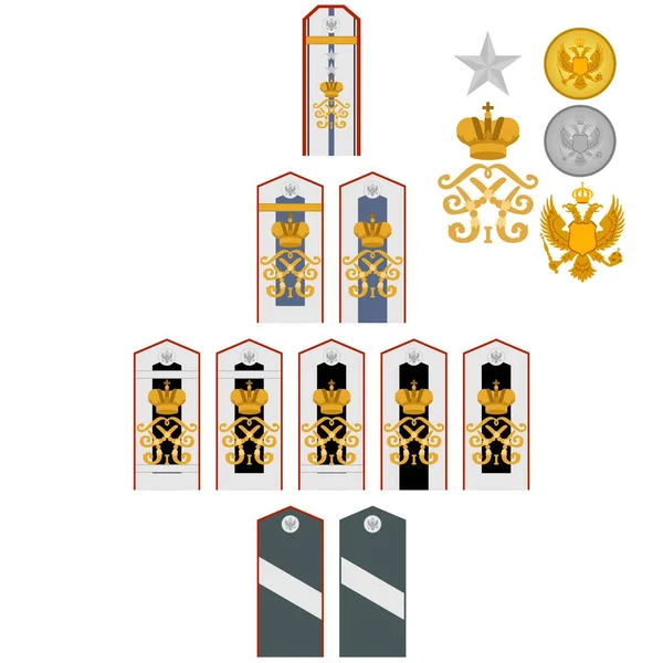 Insignia de los estudiantes de la Academia Médica Militar Imperial — Vector de stock