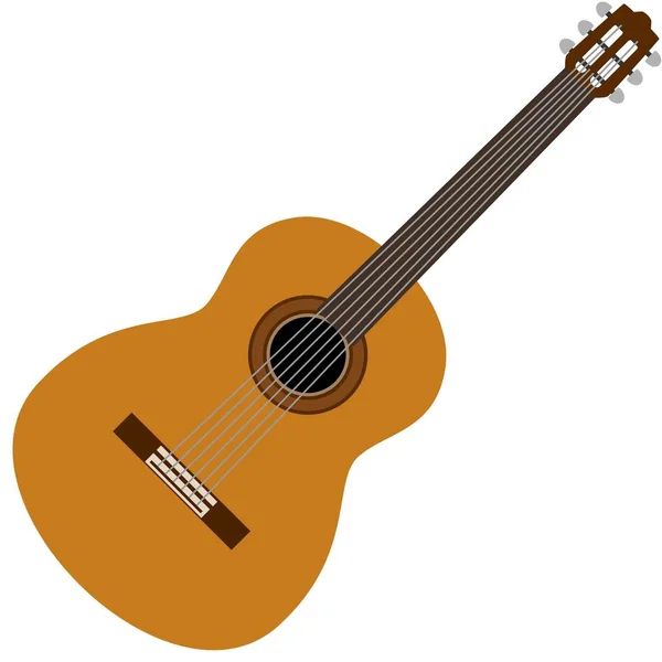 Instrument de musique Guitare — Image vectorielle