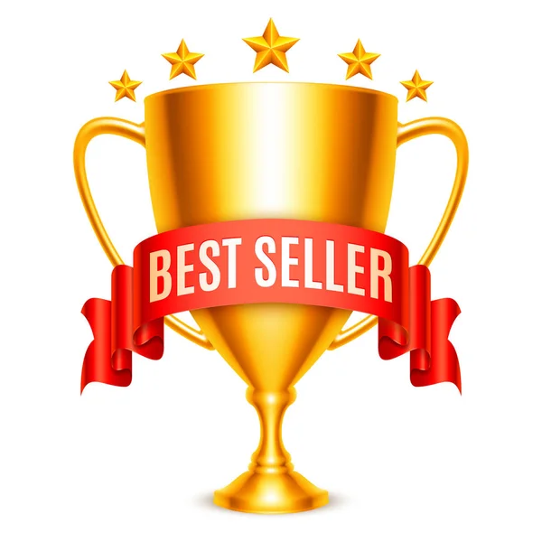 A legjobb eladó díja — Stock Vector