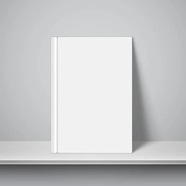 Plantilla vacía del libro blanco — Vector de stock