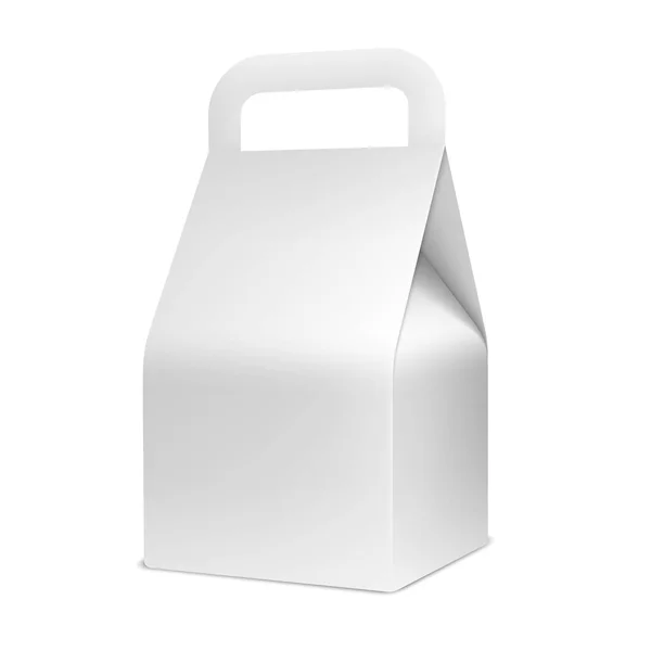 Cardboard Food Box — Stock Vector