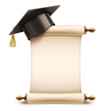 Mezuniyet Diploması kaydırma kapakta