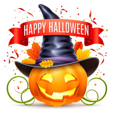 mutlu halloween balkabağı