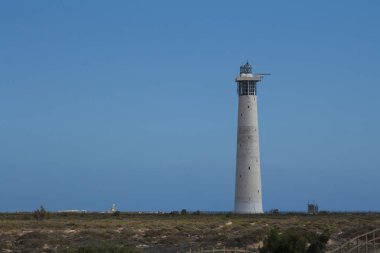 Morro Jable, Fuerteventura, İspanya, Kanarya Adaları'nda deniz feneri