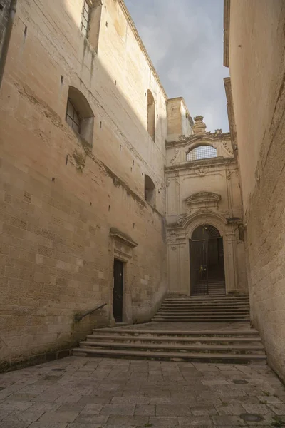 Straat Van Lecce Zuid Italië — Stockfoto