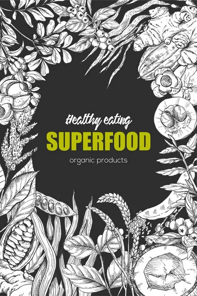 Superfood, gerçekçi kroki gövde tasarımı