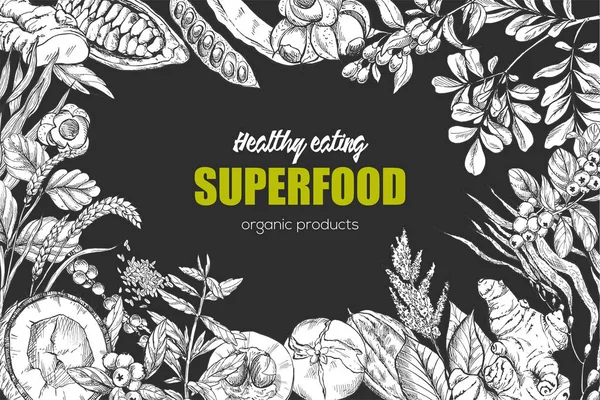 Superfood, gerçekçi kroki gövde tasarımı