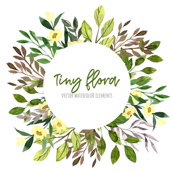 Watercolor Greenery Cards Templates CMYK Graphic by Dekka Graph