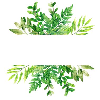 Suluboya çiçek elementleriyle yatay çizgili pankart