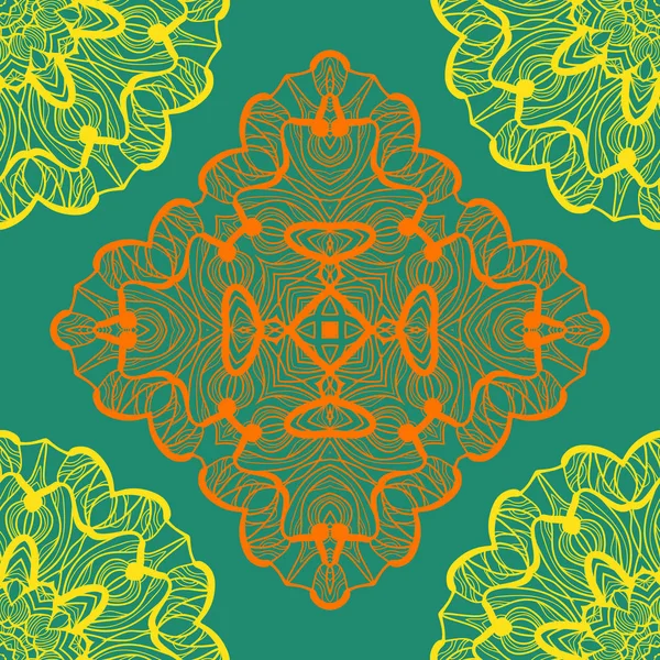 Orientieren nahtlose Muster. Vintage dekorative Elemente. Handgezeichneter Hintergrund. islam, arabisch, indisch, osmanisch, asiatisch — Stockvektor