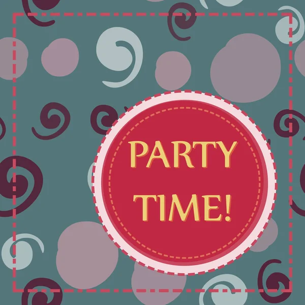 Çocukça parti Poster. El ilanı, tebrik kartı, davet, menü tasarım şablonu. Vektör çizim