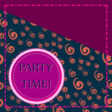 Pembe sevimli vintage Dikişsiz desen arka plan. Şık dekoratif etiket. Vektör çizim sonsuz tasarım. Soyut geometrik çerçeve. Geometrik süsleme.