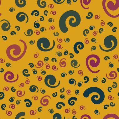 Farklı renk kıvırcık unsurları taşıyla kağıt kaydırma.